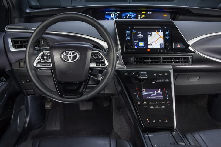 Toyota Mirai fuel-cell vehicle photo gallery
