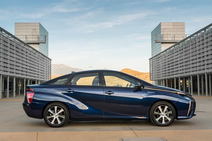 Toyota Mirai fuel-cell vehicle photo gallery