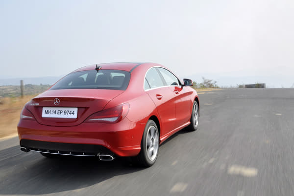 The CLA is quite the looker with a face similar to the A-class, and a swooping profile reminiscent of Merc’s own pioneering four-door coupé, the CLS. 