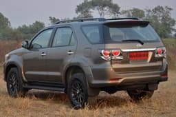 Two new paint shades on offer on the Fortuner 3.0 4WD AT variant - Bronze Mica Metallic (pictured) and Silver Metallic.