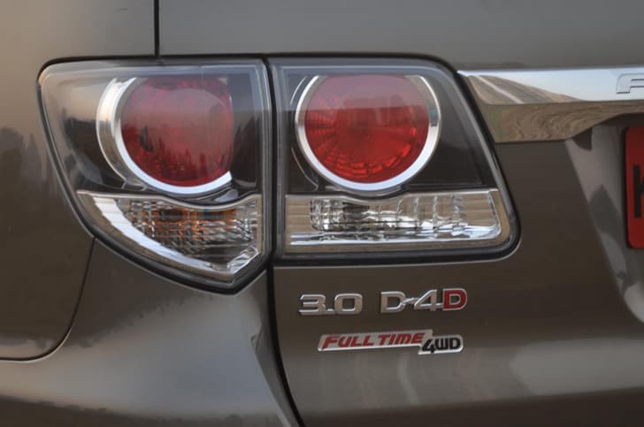 The 3.0 4WD AT is the top-spec variant in the Fortuner line-up. 