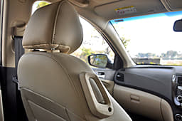 The updated Verna comes with an'Ergo Lever' that is located on the inside edge of the front passenger seat. It allows the rear passenger to move the front passenger seat forward to free up legroom. 