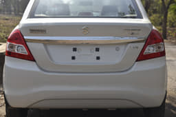 Dzire V trims come with a chrome strip on the boot but no parking sensors on offer. Lower trims come with a black strip instead of chrome. 