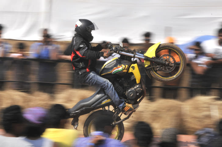 Wheelies were a common sight at IBW 2015. 