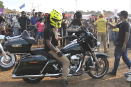 Many creative helmets were seen at the IBW 2015.