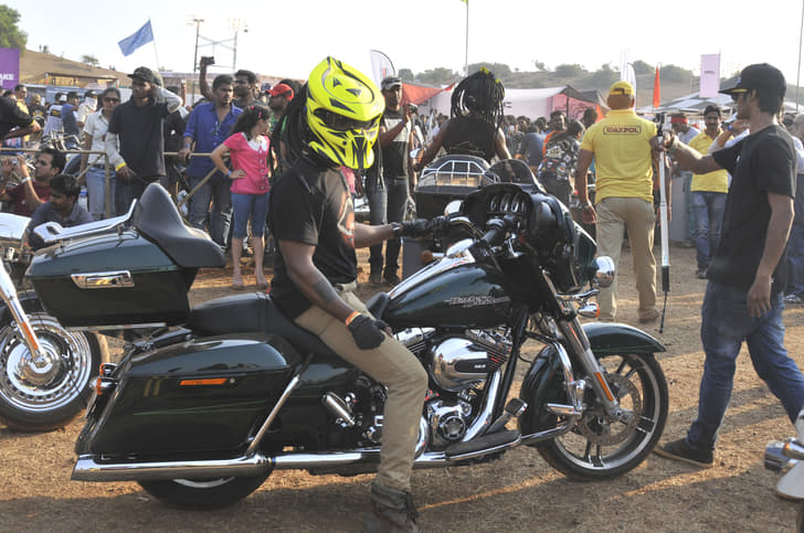 Many creative helmets were seen at the IBW 2015.