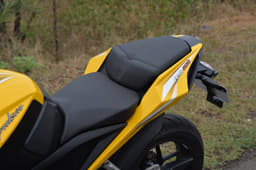 A plush split saddle makes way on the RS 200 and offers good support when riding long distances. 
