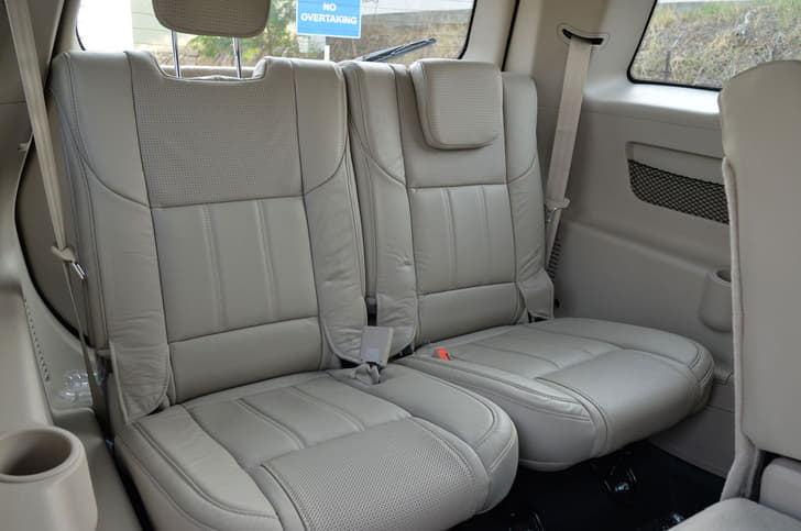 Third row is cramped and only suitable for short stints. 