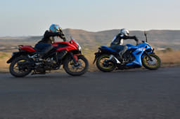 We just stepped off Bajaj’s AS 150 and Suzuki’s Gixxer SF, after testing the two to find out which is best suited for India.