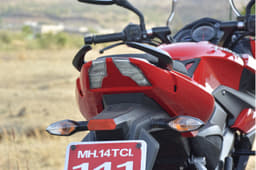 Tail light unit borrowed from the Pulsar 200 NS.