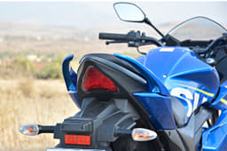 LED taillight, grab handles merge well with rear panel.