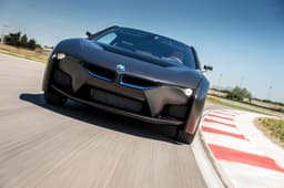 BMW's hydrogen fuel cell-powered i8 research vehicle photo gallery