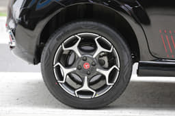 The Abarth Punto gets disc brakes front and rear in place of the discs and drums set-up seen on the standard model.