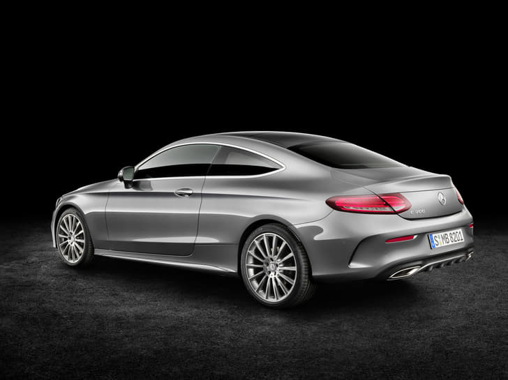 New Mercedes C-class coupe photo gallery