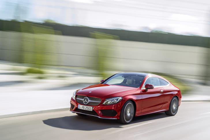 New Mercedes C-class coupe photo gallery