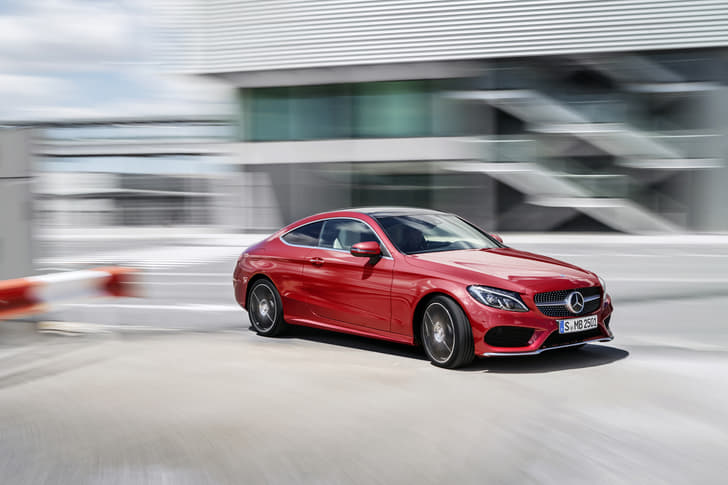 New Mercedes C-class coupe photo gallery