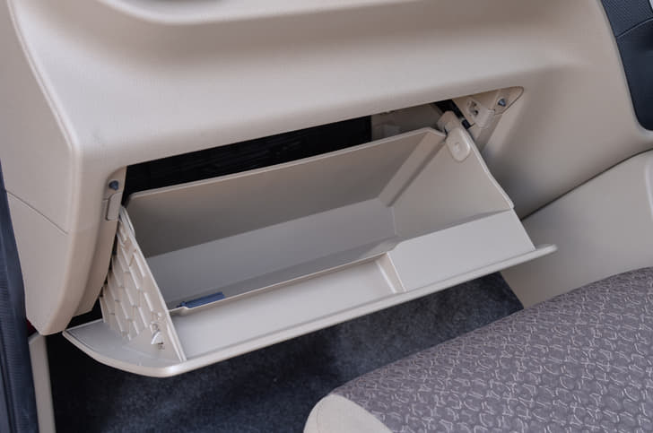 A bigger glove box would have been better.
