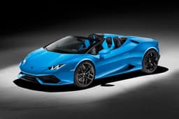 Lamborghini Huracan Spyder front three-quarters view.