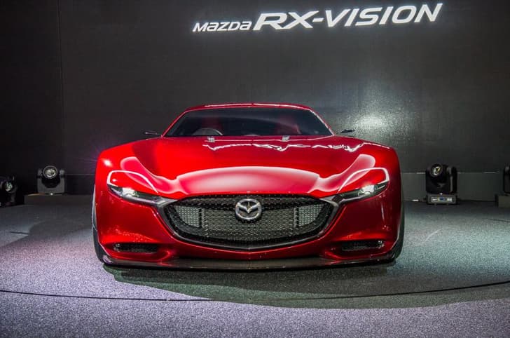 Mazda RX Vision Concept front view.