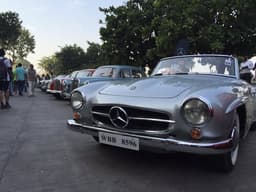 2015 Mercedes Classic Car Rally photo gallery