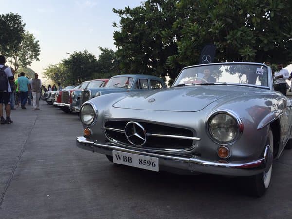 2015 Mercedes Classic Car Rally photo gallery