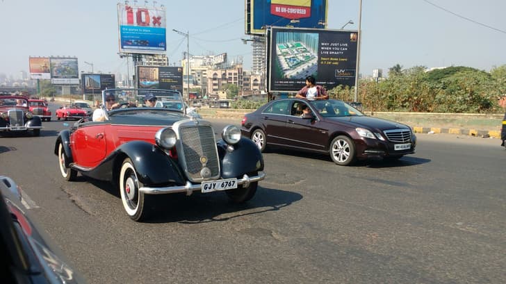 2015 Mercedes Classic Car Rally photo gallery