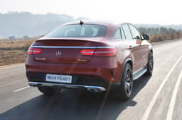 The highlight of the car's design is the swooping roofline that terminates with an S-class coupé-like rear end.