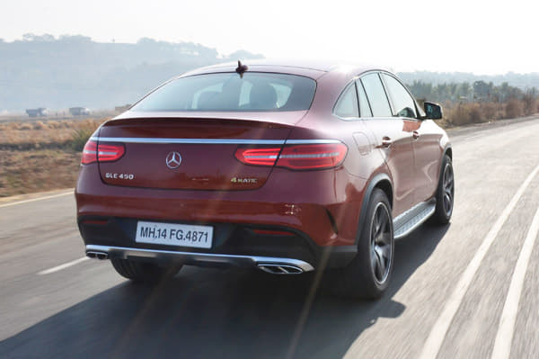The highlight of the car's design is the swooping roofline that terminates with an S-class coupé-like rear end.