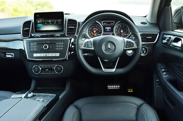 The GLE coupé carries over the standard GLE’s interiors.