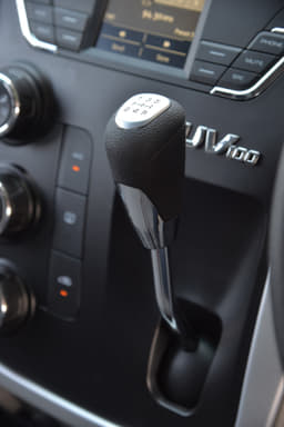 The gearbox is within easy reach of the driver. That it delivers crisp, short throws is one of the car's highlights.