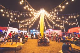 Once the sun set a different festive and carnival air crept into IBW.
