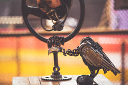 Saad Uddin of Iron Inc creates sculptures from used car and motorcycle parts.