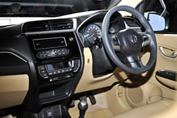 An automatic air-conditioning system with digital controls is now standard across all variants of the Amaze.