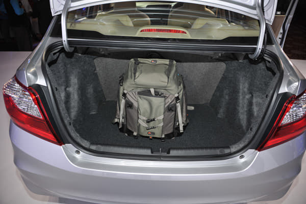 The Amaze’s 400-litre boot has always been one of the largest in this class and can swallow quite a bit of luggage with ease.