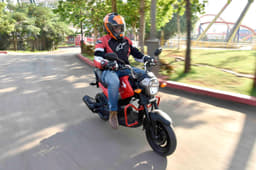 At first glance, the Navi bears little resemblance to the Activa. Engine feel and seating position will remind you that at heart, it still is.