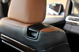 Slide the front passenger seat forward for more legroom just by lifting this catch.