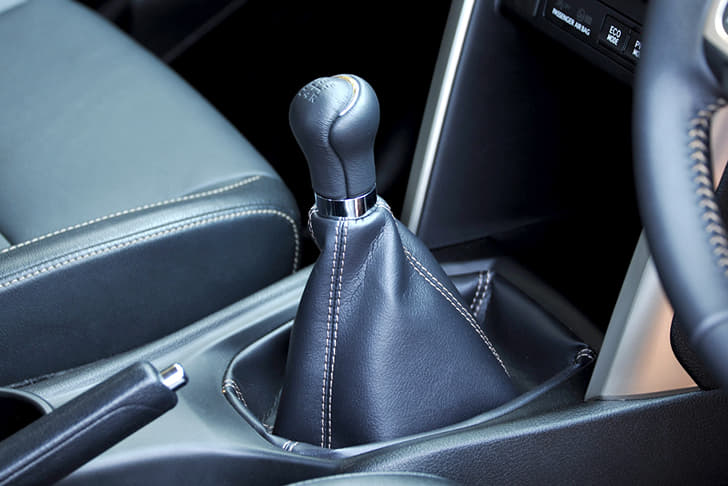 Manual gear shift has a shorter throw now, but feels a little firmer to engage, as does the clutch pedal.