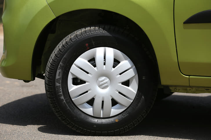 Full wheel caps standard on top trim.