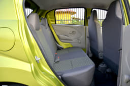 Datsun’s back seat is marginally higher, with a bit more space.