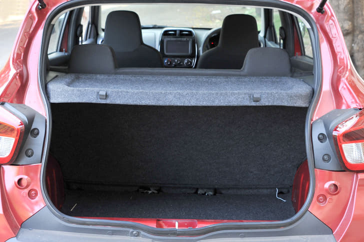 300-litre boot of the Kwid continues to outclass all its rivals.