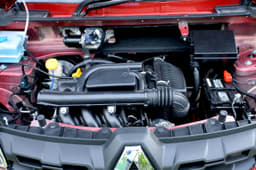 The 799cc three-cylinder engine may be shared but the stronger mid-range on the Kwid makes it the better car to drive.