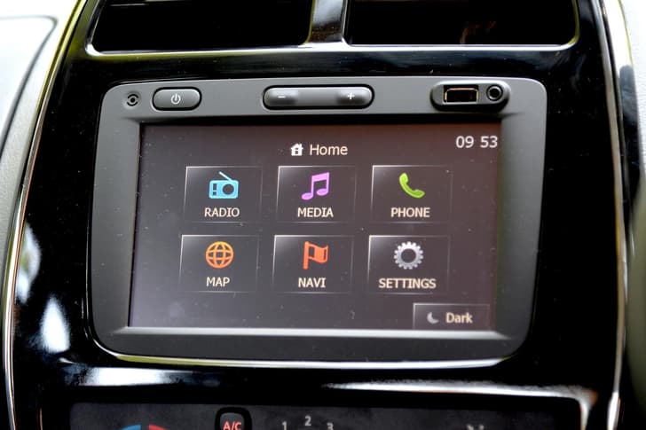 Touchscreen infotainment system continues to be the Kwid’s USP even in the 1.0-litre.