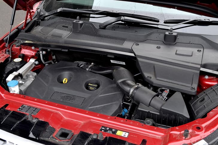 The petrol engine packs in 90hp more than its corresponding diesel variant.