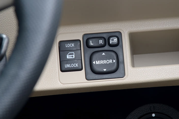 Electric adjust and folding wing mirrors are offered on higher variants of the car.