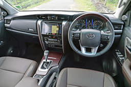 The dashboard isn’t directly lifted off the Crysta. It looks appealing and gets a lot of leather bits thrown in.