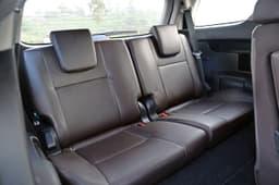 Third row of seats isn’t as bad as one might think. The backrests can be reclined in a 50:50 ratio.