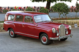 A rare example of the Mercedes-Benz W120 Ponton 180D Estate.