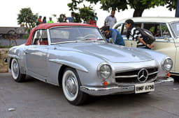 A Mercedes-Benz W121 190SL in pristine condition. 