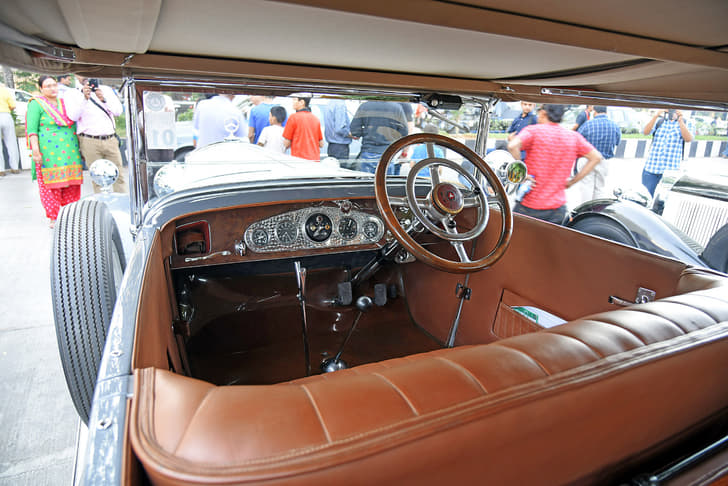 Check out the interiors and controls of the Mercedes-Benz W08 Nurburg.