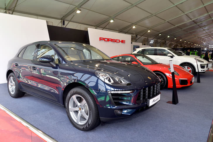 Porsche line-up at APS 2017.